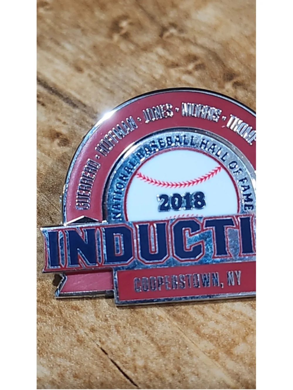 2018 Baseball Hall of Fame Induction Press Pin #2960/5500 MLB